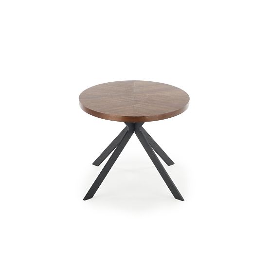LOCARNO Table, Top - Walnut, Leg - Black (2p=1pc)