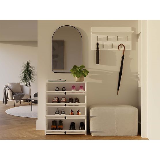 LOKA WHITE Shoe Cabinet