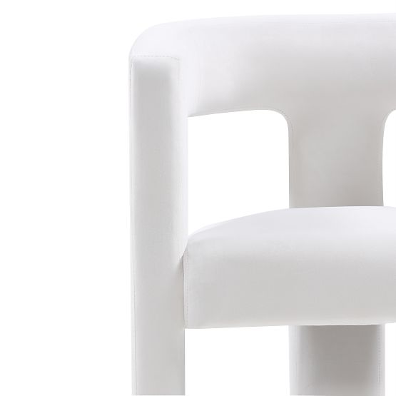 Lory Relaxation Chair, Velvet, Light Beige