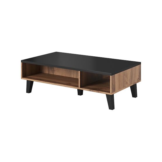 LOTTA COFFEE TABLE 110 OAK WOTAN/BLACK