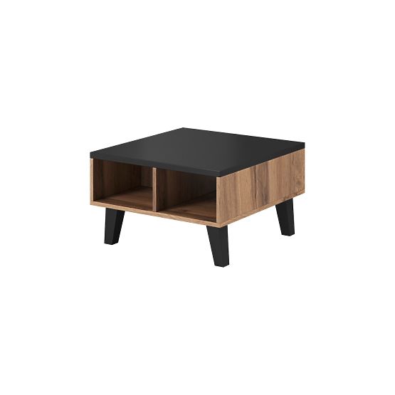 LOTTA COFFEE TABLE 60 OAK WOTAN/BLACK