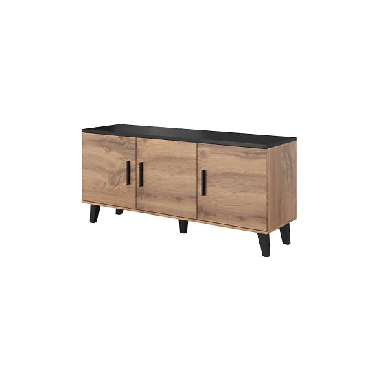 LOTTA DRESSER 150 (3D) oak woatan/ black