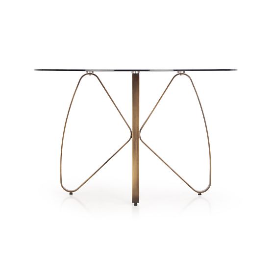 LUNGO Table Antique Gold / Brown (2p=1pc)