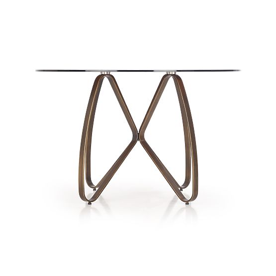 LUNGO Table Antique Gold / Brown (2p=1pc)