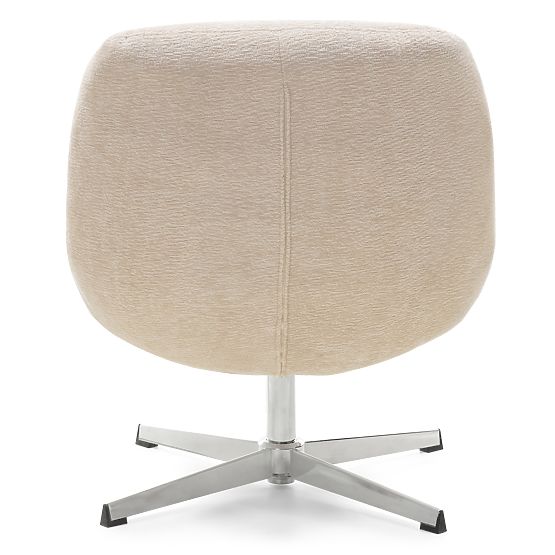 Lunno Beige Swivel Chair