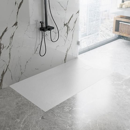 Magnum White Shower Tray 80x100