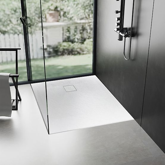 Magnum White Shower Tray 80x100
