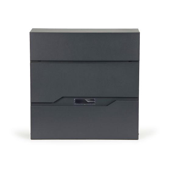 Mailbox for Letters and Newspapers Made of Galvanized Steel