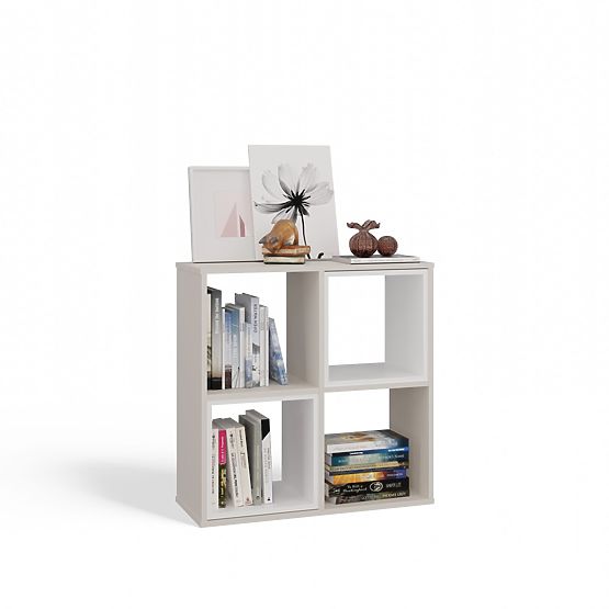 Malax 2x2 Shelf Unit CASHMERE