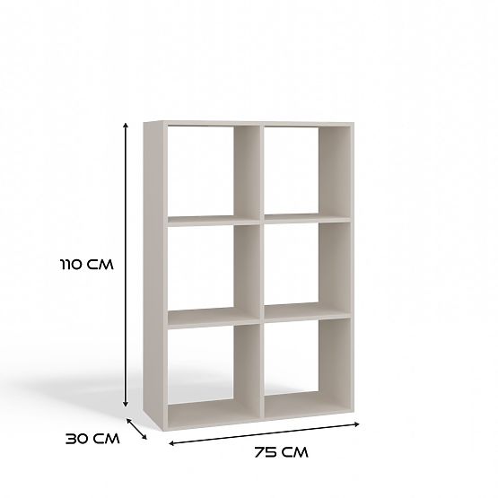 Malax 2X3 Shelf Cashmere
