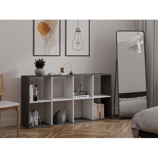 Malax 2X4 Shelf ANTHRACITE WHITE