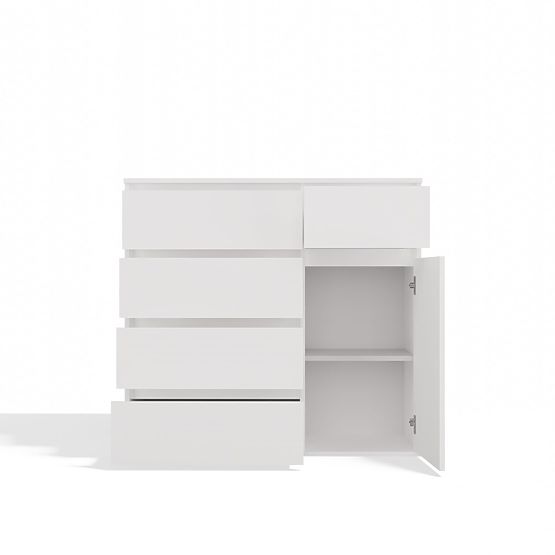 Malwa 1D5S White Dresser