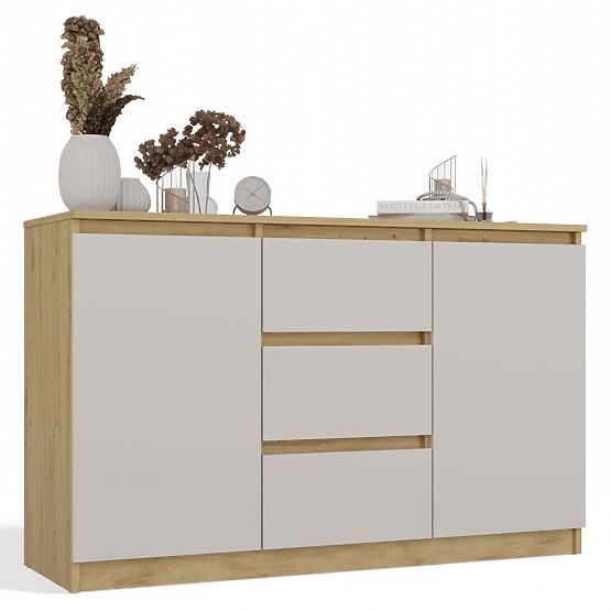 Malwa 2D3S Sideboard OAK ARTISAN CASHMERE BEIGE
