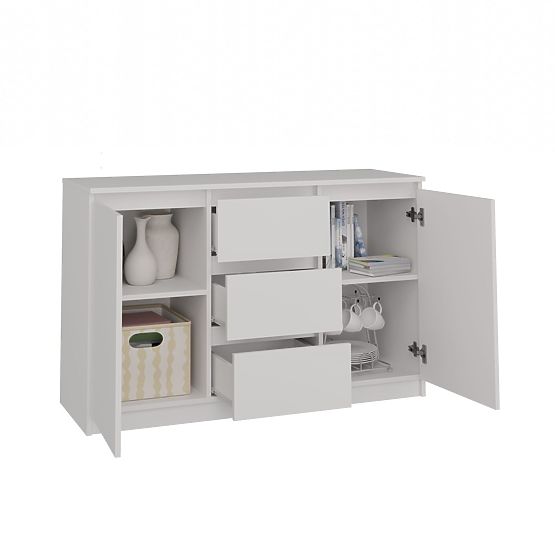 Malwa 2D3S White Dresser