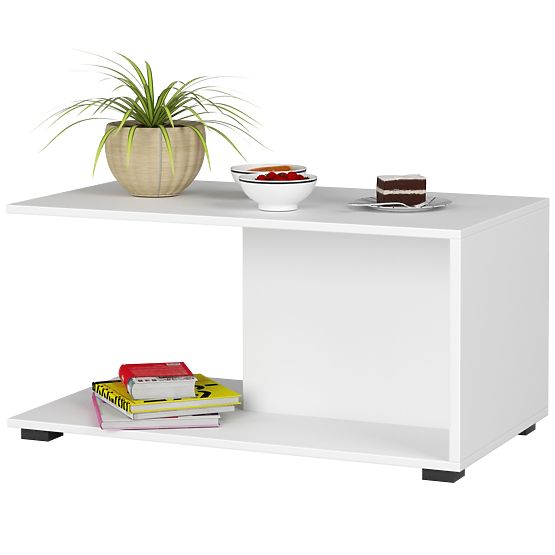 MARGO WHITE COFFEE TABLE