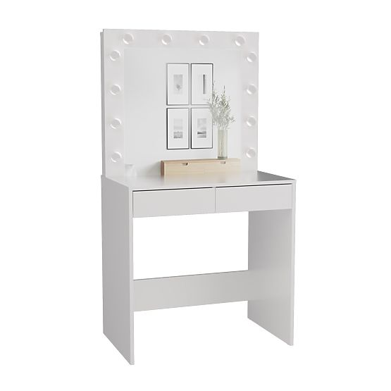 Marina T+ 2S+L WHITE Vanity Table Set