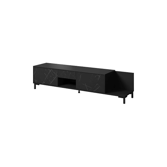 MARMO TV Stand 2D1S1K Black