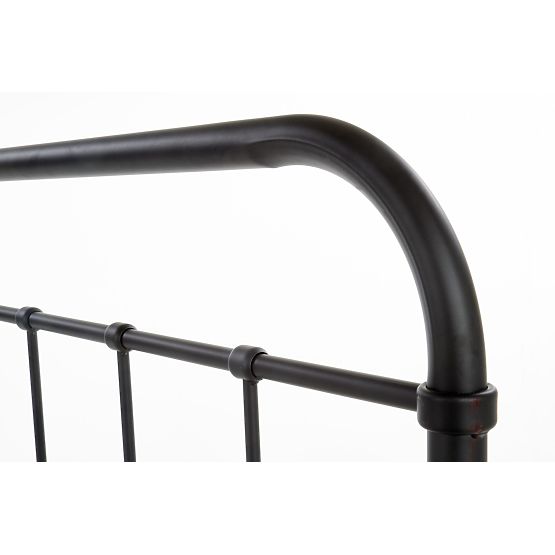 Metal bed LINDA 120x200 cm - black
