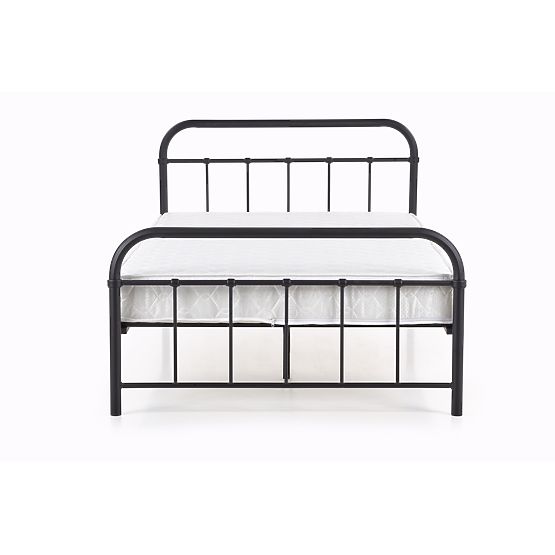Metal bed LINDA 120x200 cm - black