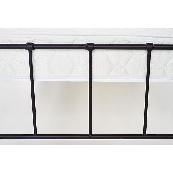 Metal bed LINDA 120x200 cm - black