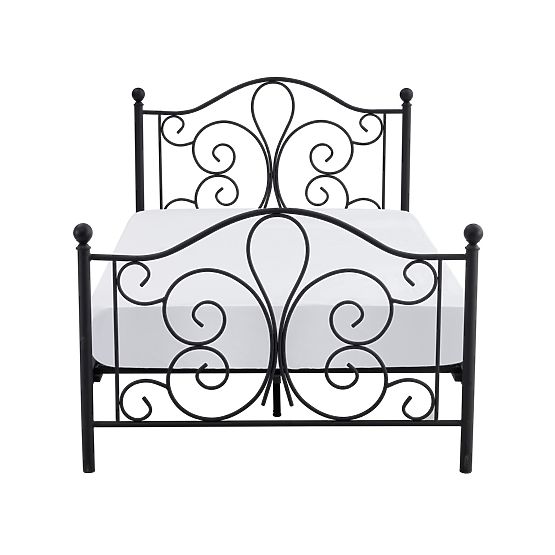 Metal bed PANAMA 120x200 - black