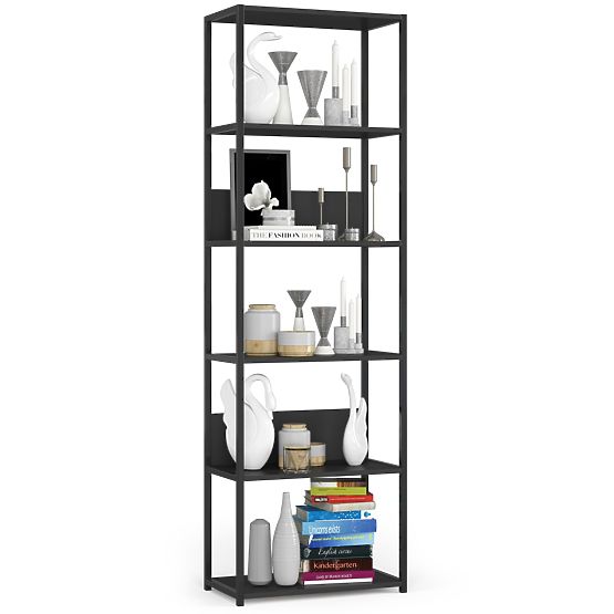 METAL LOFT SHELF 600 BLACK/BLACK