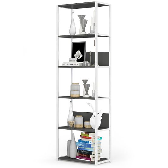 METAL LOFT SHELF 600 WHITE/GRAY