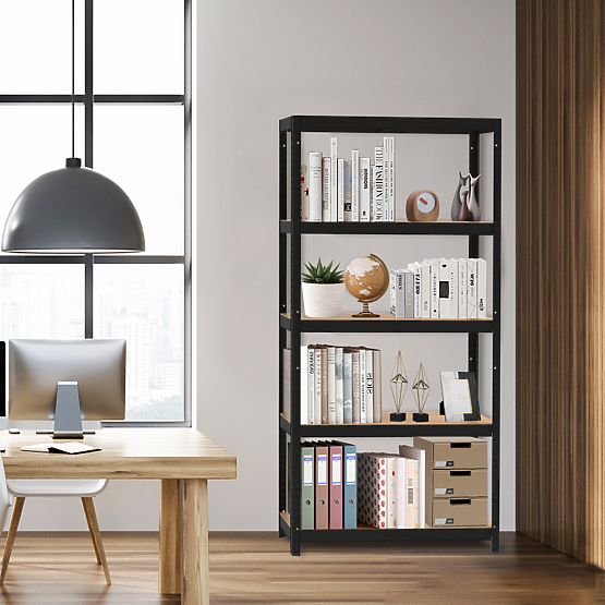 Metal Storage Shelf for Garage and Basement with 5 Shelves