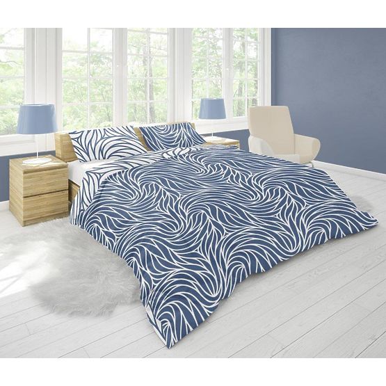 Microfiber bedding Waves 140x200cm + 70x90cm