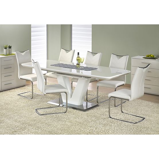MISTRAL White Glossy Table
