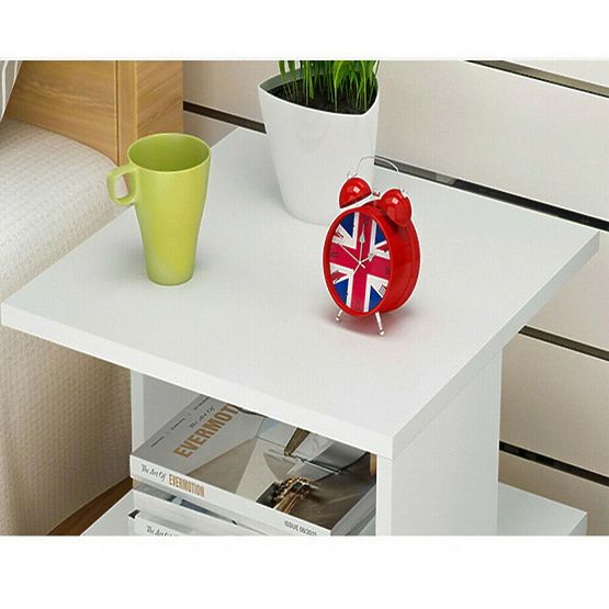 Modern 3-Level Nightstand Conference Cabinet