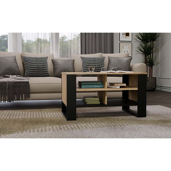 Modern 4P Table OAK ARTISAN BLACK