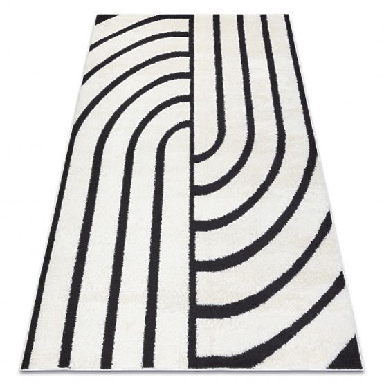 Modern Carpet MODE 8631 Geometric Cream / Black