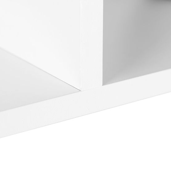 Modern Shelf for Living Room with 5 Shelves for Books White