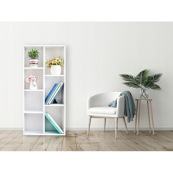 White Bookshelf ModernHome