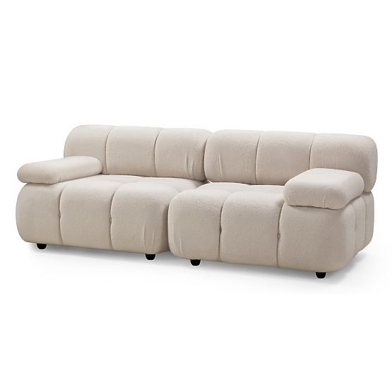 Modular Sofa Fluf Big 2-piece, Light Beige, Boucle