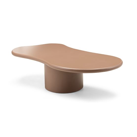 Monaco Coffee Table Cinnamon, Matte, Rounded Shapes