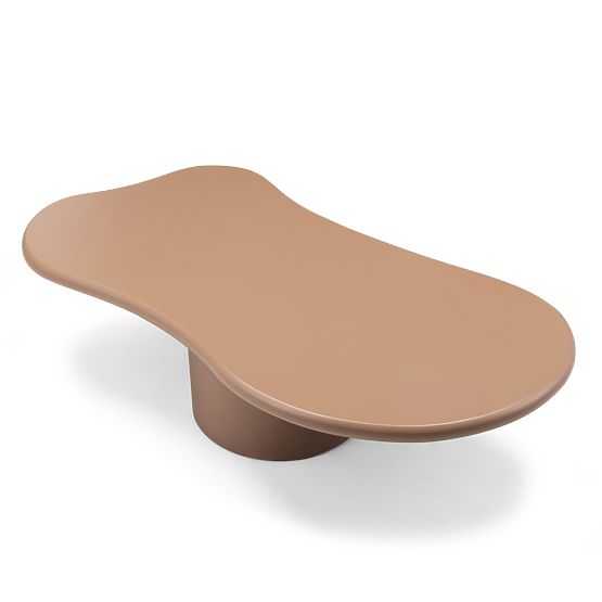 Monaco Coffee Table Cinnamon, Matte, Rounded Shapes