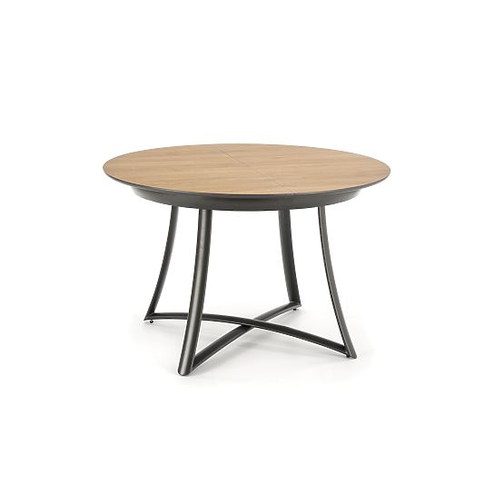MORETTI Extendable Table Top - Golden Oak / Gray, Legs - Anthracite (2p=1pc)