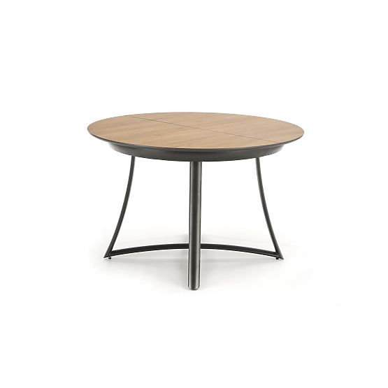 MORETTI Extendable Table Top - Golden Oak / Gray, Legs - Anthracite (2p=1pc)