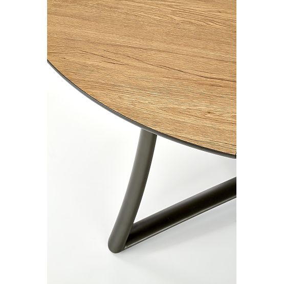 MORETTI Extendable Table Top - Golden Oak / Gray, Legs - Anthracite (2p=1pc)