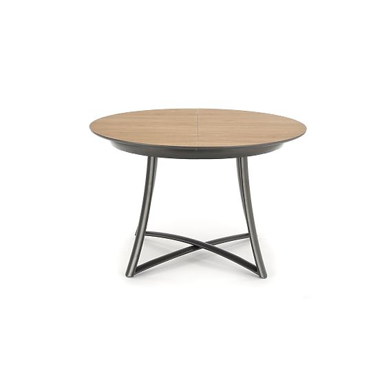 MORETTI Extendable Table Top - Golden Oak / Gray, Legs - Anthracite (2p=1pc)