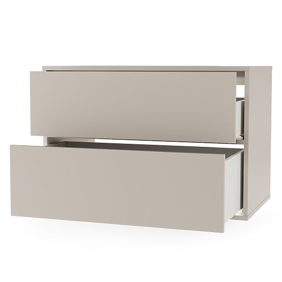 Mossy Vanity Cabinet for Countertop Sink, 80 cm, Cashmere