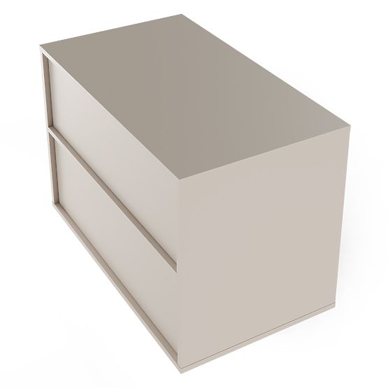 Mossy Vanity Cabinet for Countertop Sink, 80 cm, Cashmere