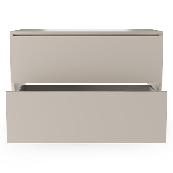 Mossy Vanity Cabinet for Countertop Sink, 80 cm, Cashmere