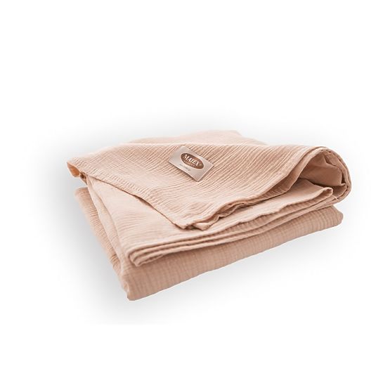 Muslin bedspread 210x240 beige