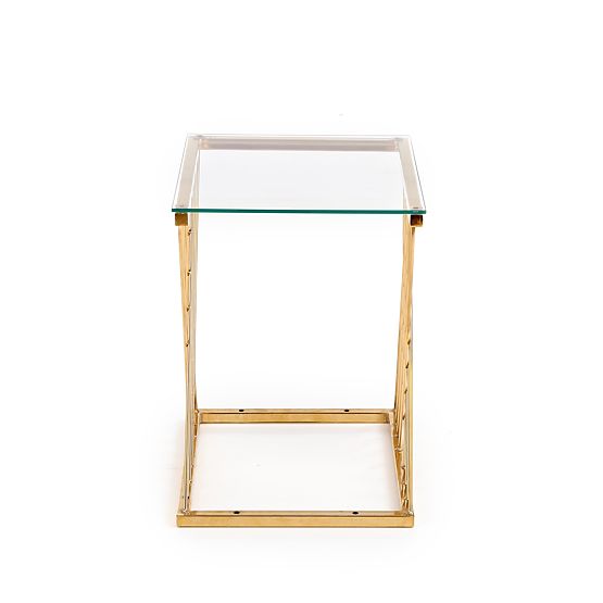 NANCY table gold / transparent (2p=1pc)