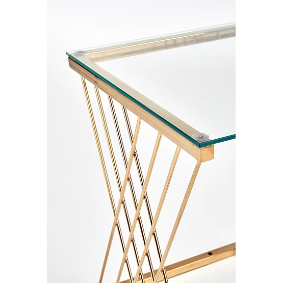 NANCY table gold / transparent (2p=1pc)