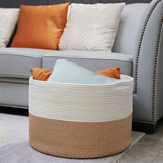 Natural BOHO Basket - 55 cm