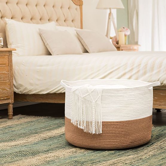 Natural BOHO Basket - 55 cm